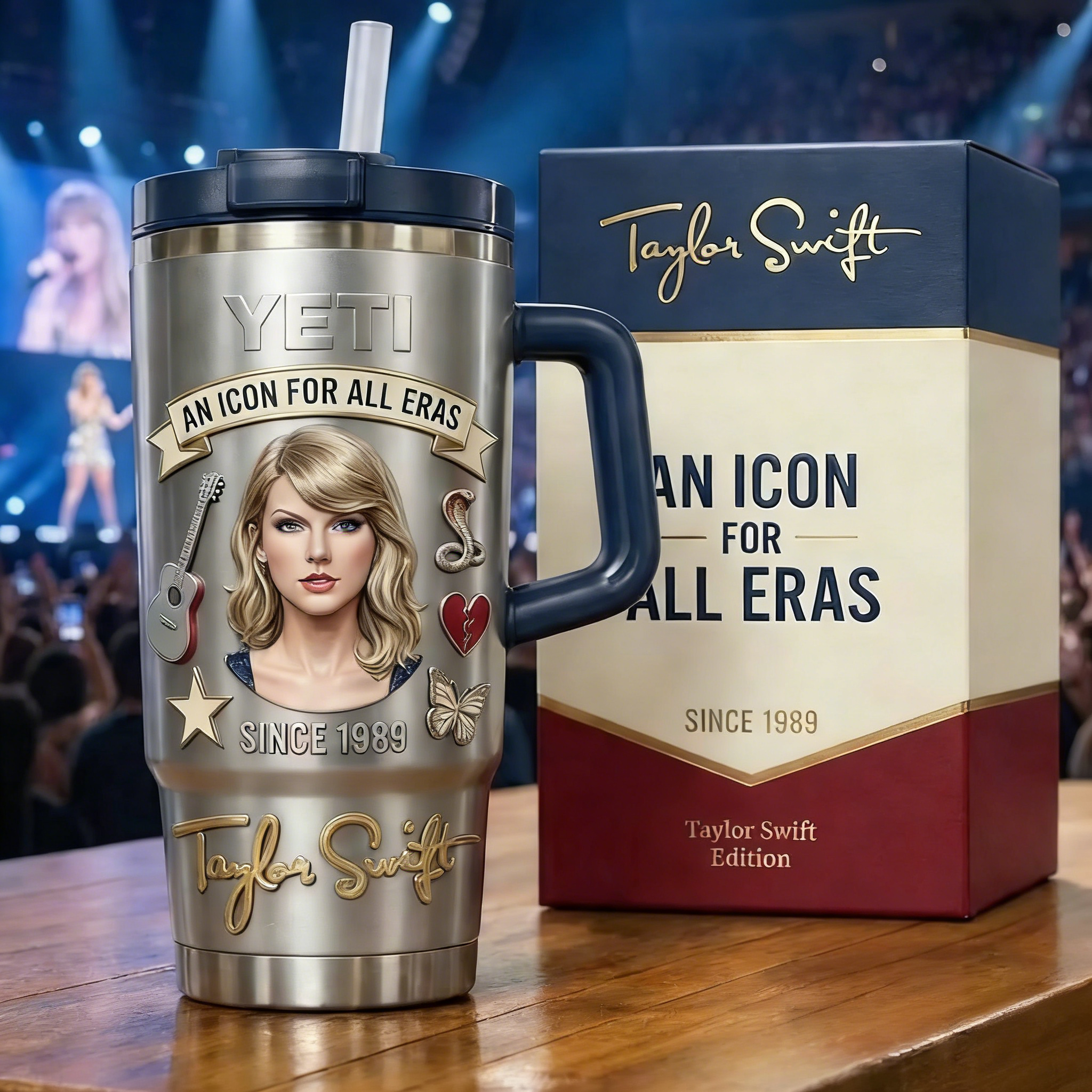 Taylor Swift An Icon for All Eras Edition Tumbler🔥