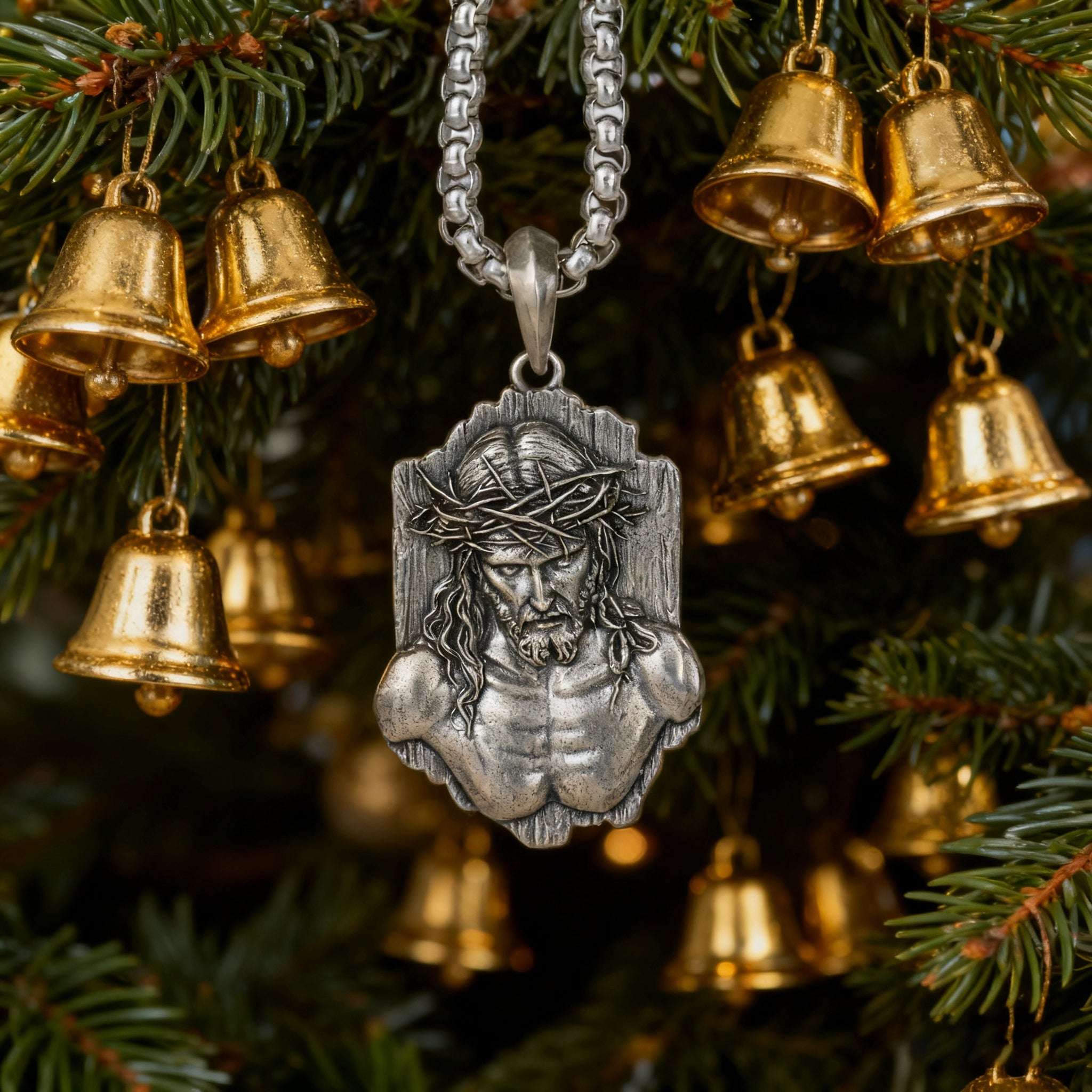 The Crown of Thorns Covenant - S925 Sterling Silver Christian Pendant, A Sacred Reminder of Sacrifice and Redemption