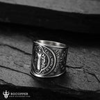 SAINT BENEDICT WARD OFF EVIL RING