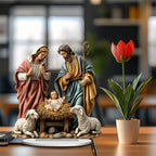 The First Christmas Natryity Acrylic Figurine: A Luminescent Reminder of God With Us ✨