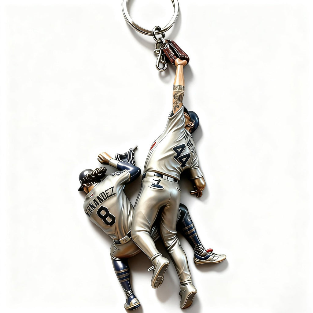 World Series Game 7 Andy Pages Catch Keychain ✨️