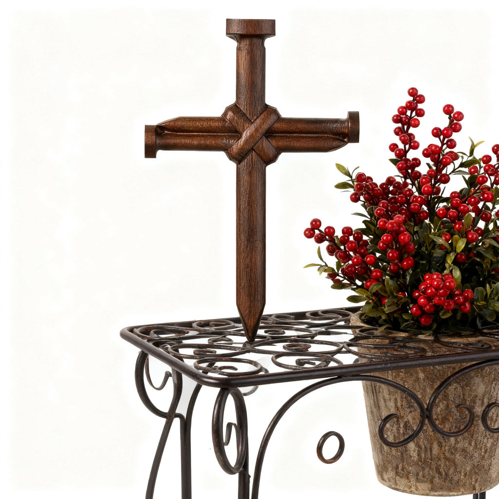 Nail Cross Wooden Wall Art: A Christian Symbol of Sacrifice & Redemption