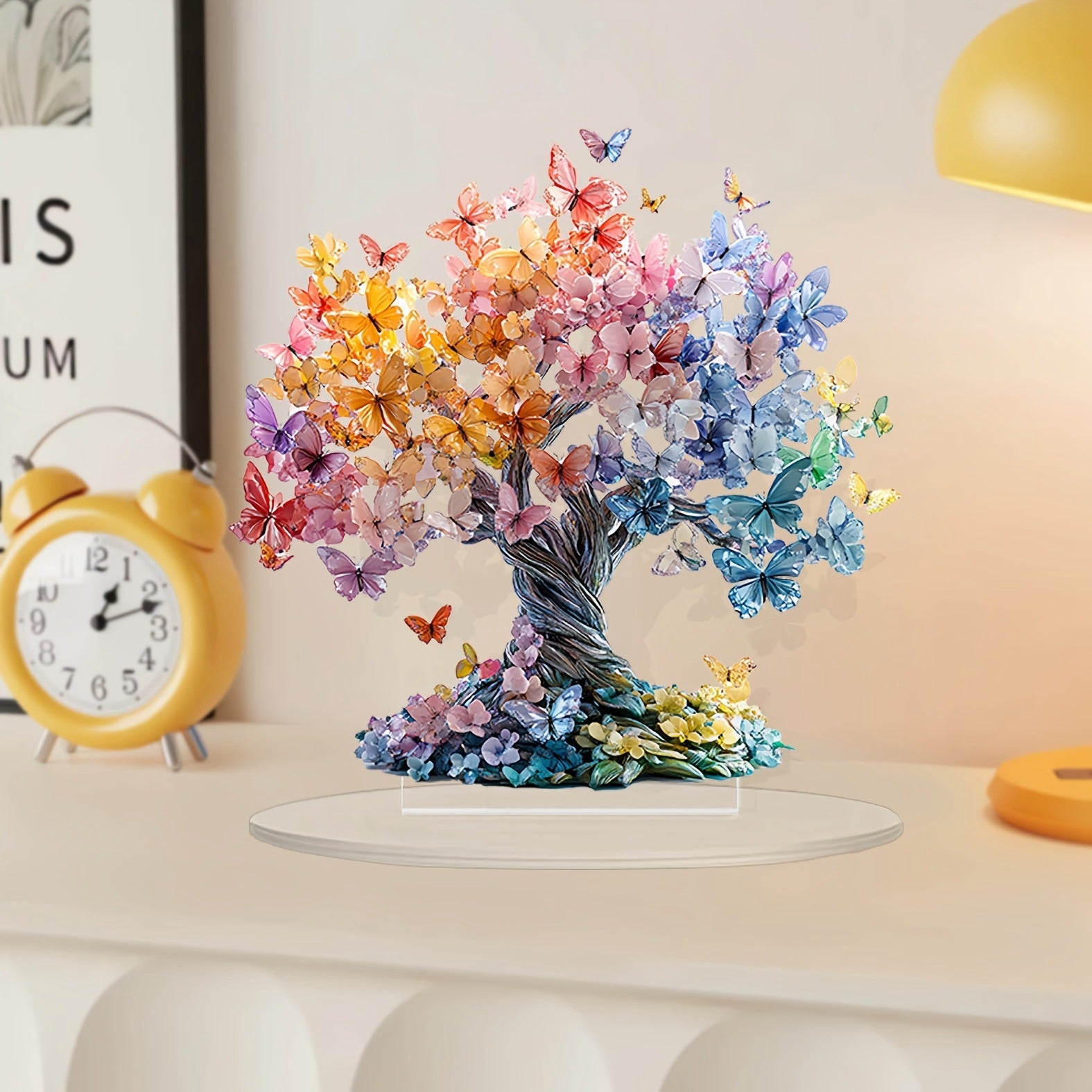 Crystal Butterfly Tree of Life | Exclusive Spiritual Decor for Christian Independent Sites