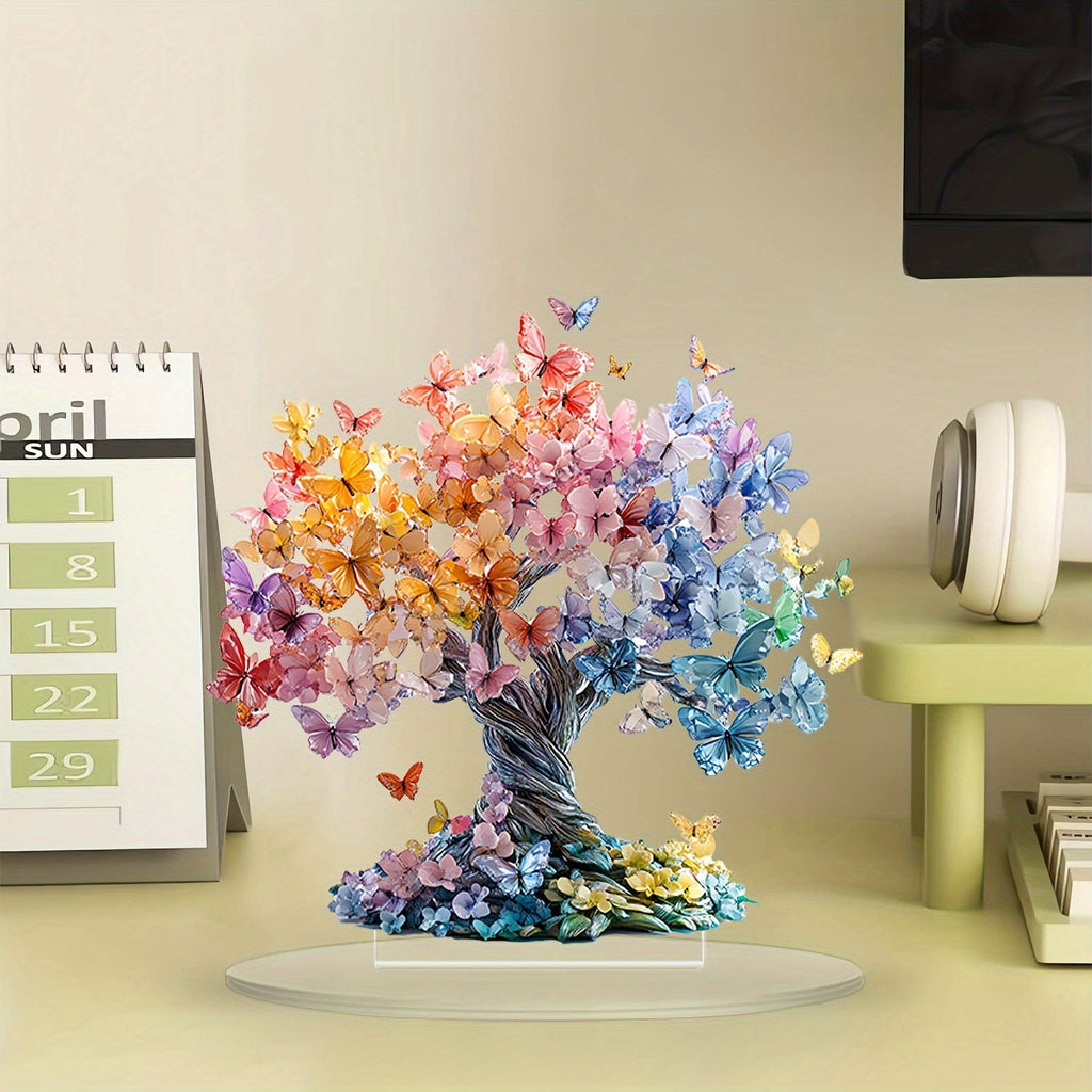 Crystal Butterfly Tree of Life | Exclusive Spiritual Decor for Christian Independent Sites