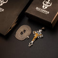 St. Benedict Exorcism Cross Necklace - Bless you and your family