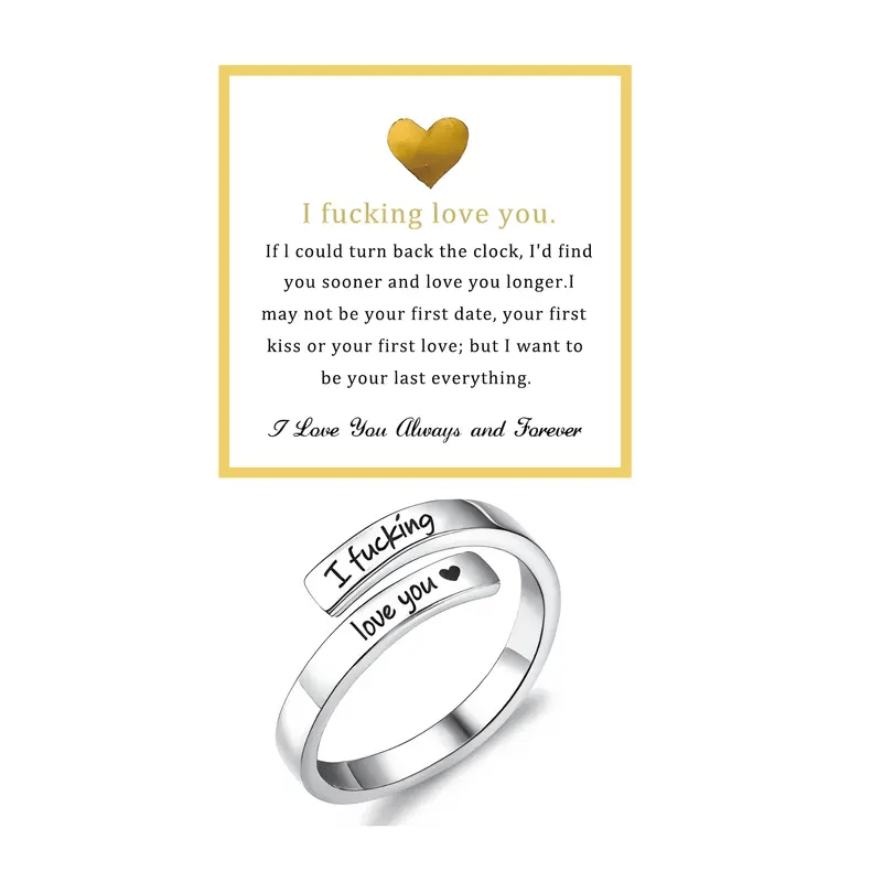 🔥Last Day 49% OFF -🌟❤️ I Fvcking Love You Ring – a daily reminder gift for your beloved💍🔥