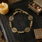 St. Benedict Stainless Steel Beaded Bracelet