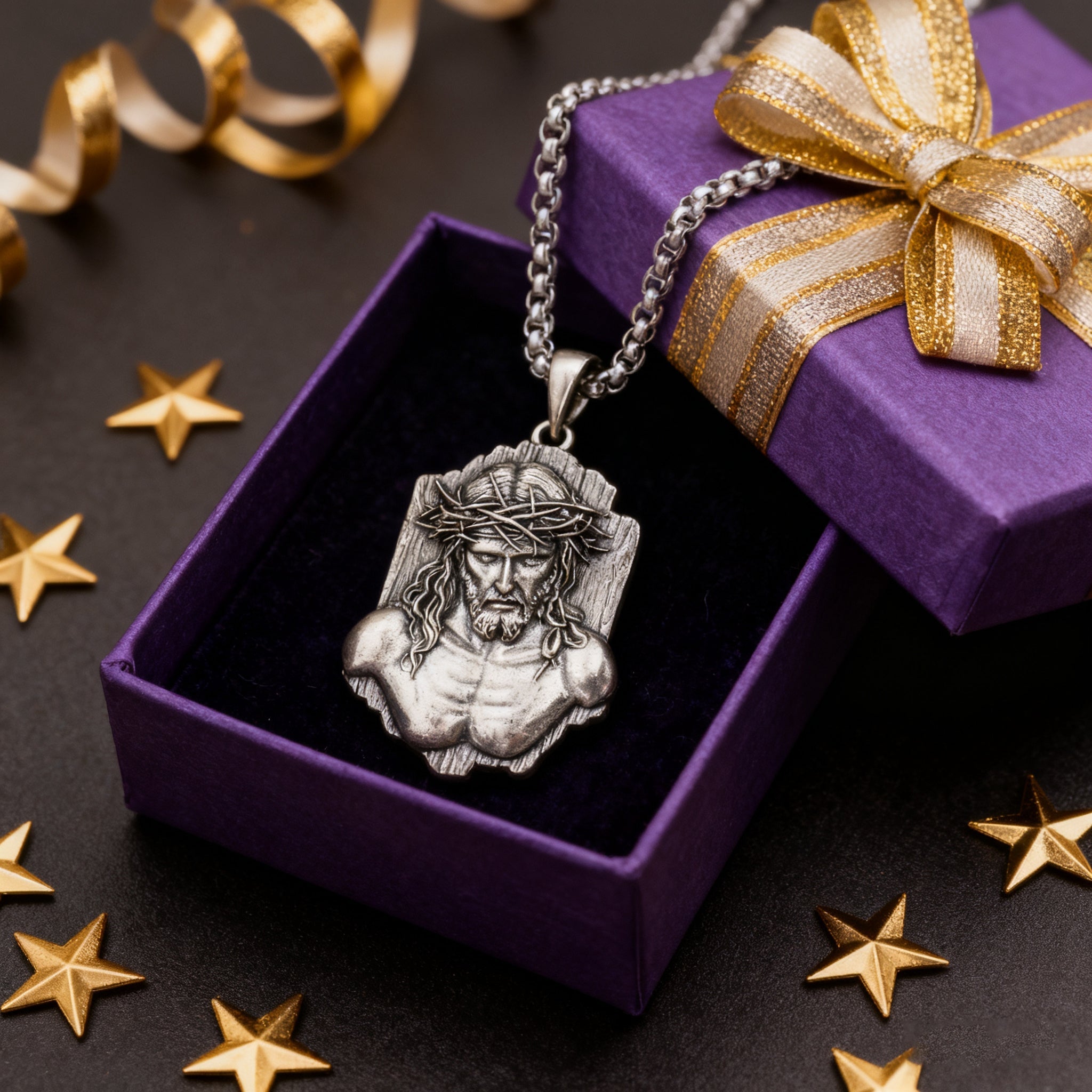 The Crown of Thorns Covenant - S925 Sterling Silver Christian Pendant, A Sacred Reminder of Sacrifice and Redemption