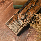BGCOPPER Savior Jesus Cross - Carved from Natural Wood