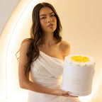 Round Everlasting Rose Box - Two Colour