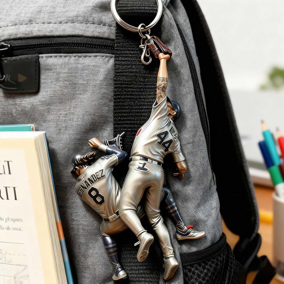 World Series Game 7 Andy Pages Catch Keychain ✨️