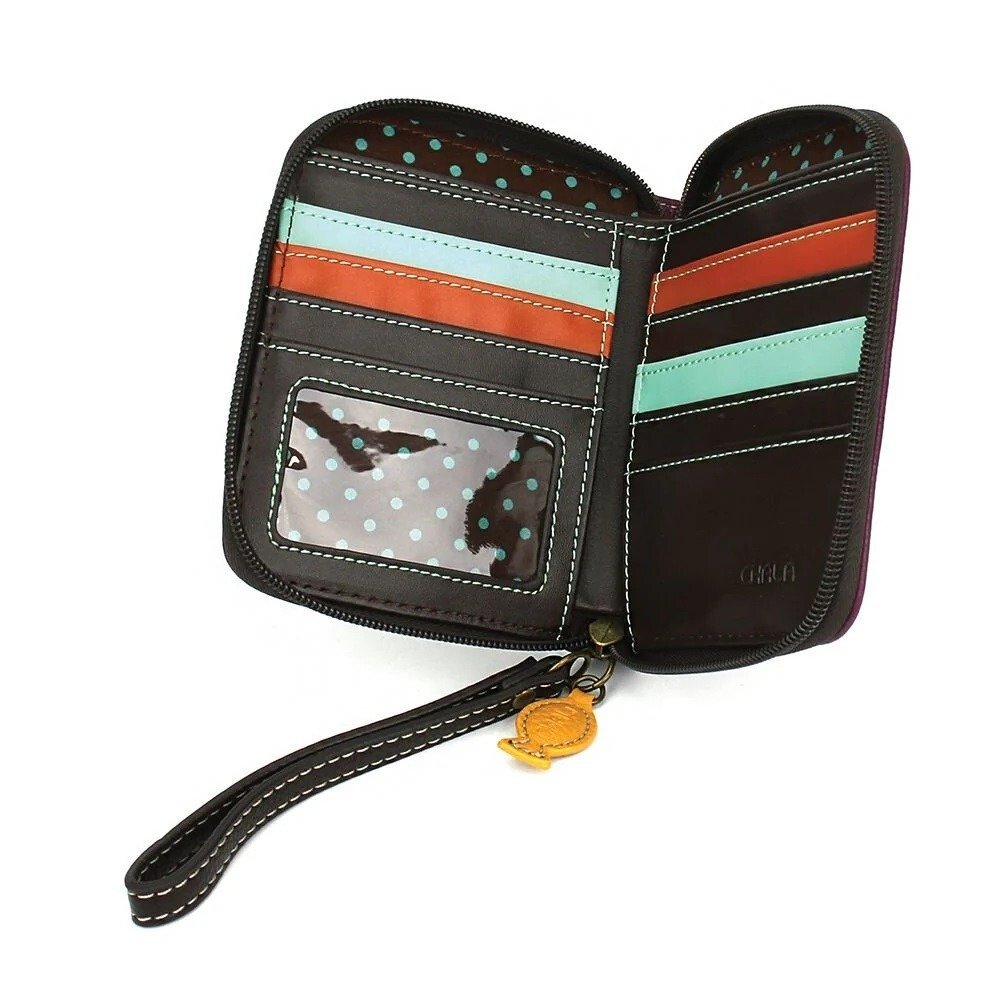 🐾 Zip Around Wallet – Gray Tabby Cat🔥