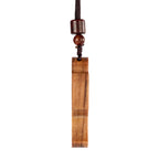 St. Michael the Archangel Wooden Cross Pendant