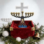 Holy 7-Branch Christian Menorah: Emblem of Divine Light and Devout Faith