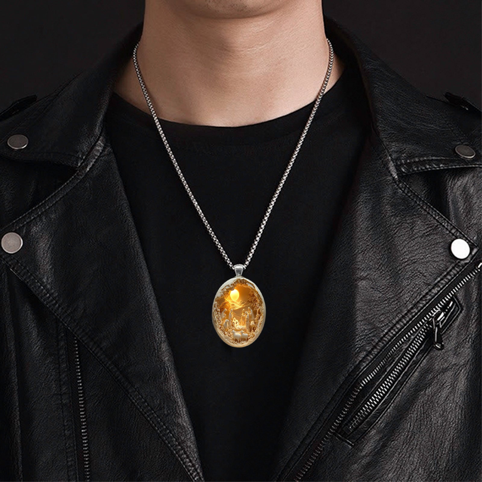 Divine Faith Pendant: A Token of Your Heart’s Belief ($9.90)