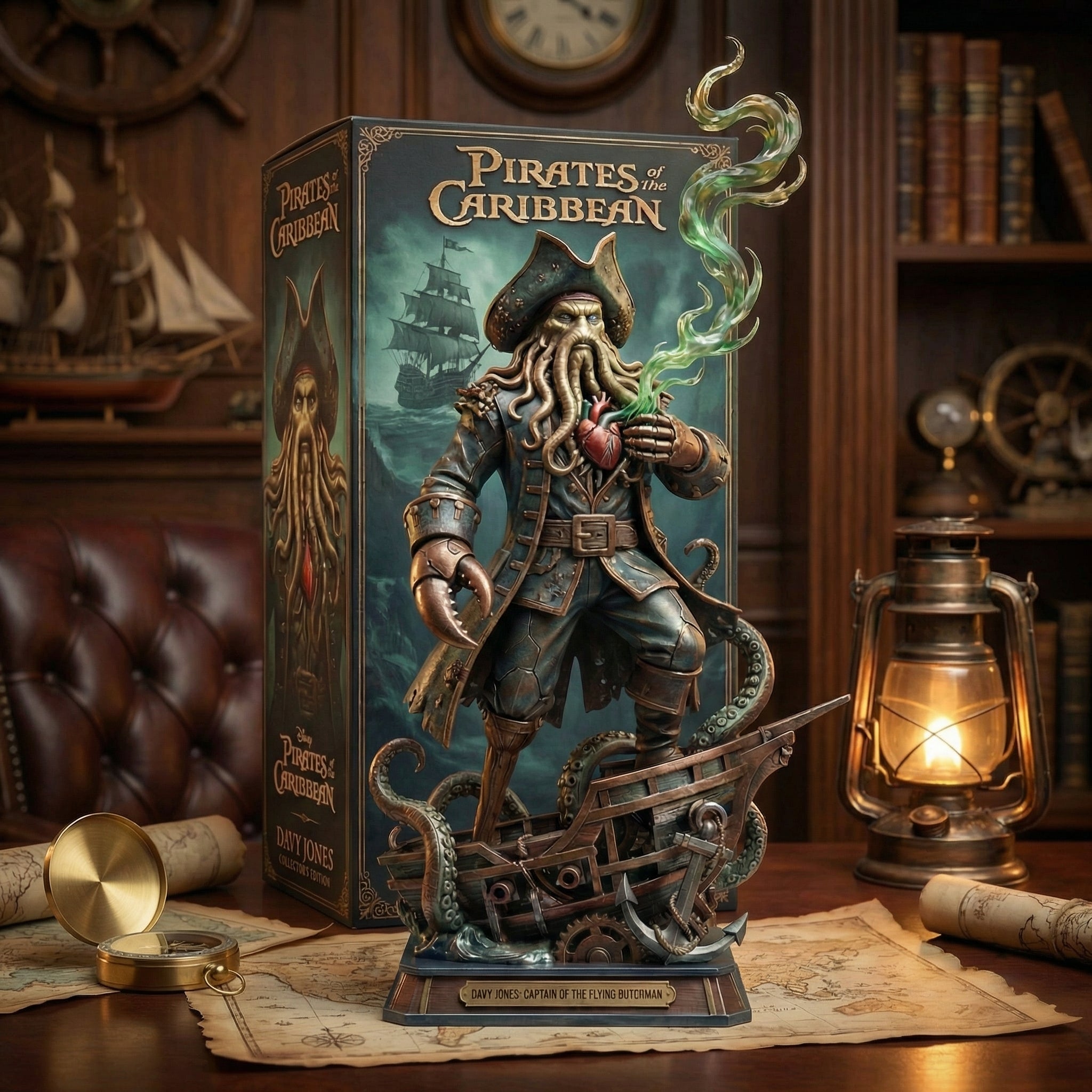 Davy Jones Collectible Figure - Pirates of the Caribbean🔥