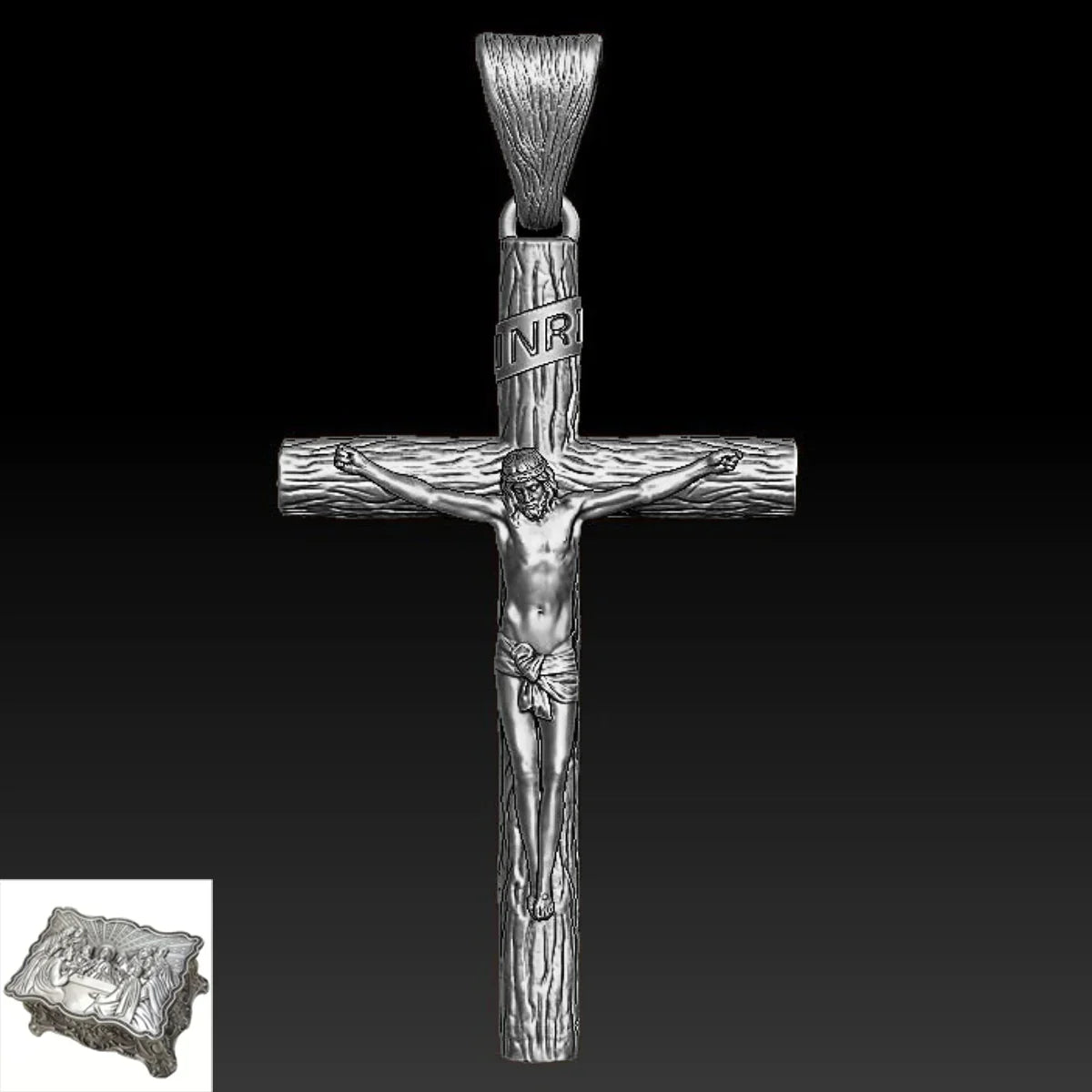 S925K Silver Cross Necklace: Embodiment of the Light of Faith