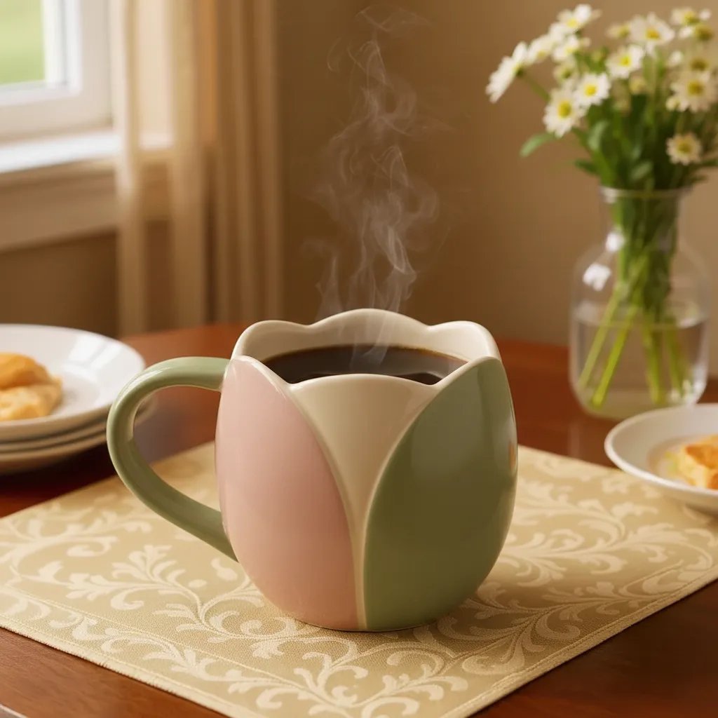 🌻Elegant Flower Mug☕🏆