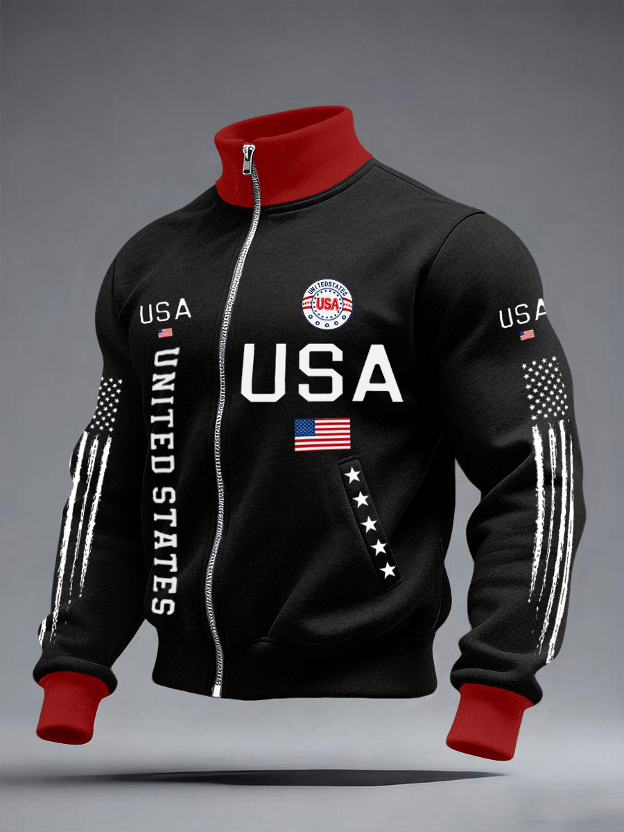 Men's USA Flag Jackets🔥