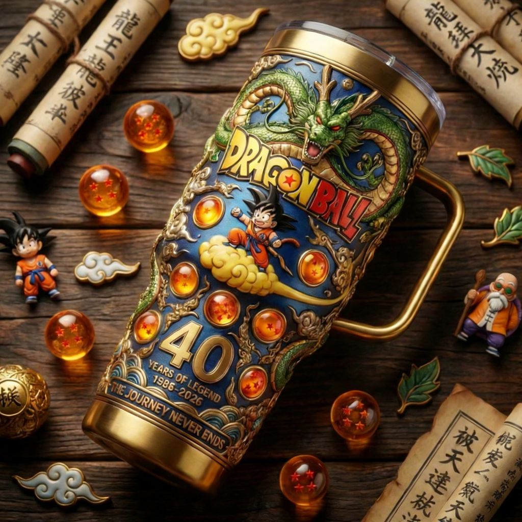 Dragon Ball 40 Years of Legend 2026 YETI Tumbler🔥