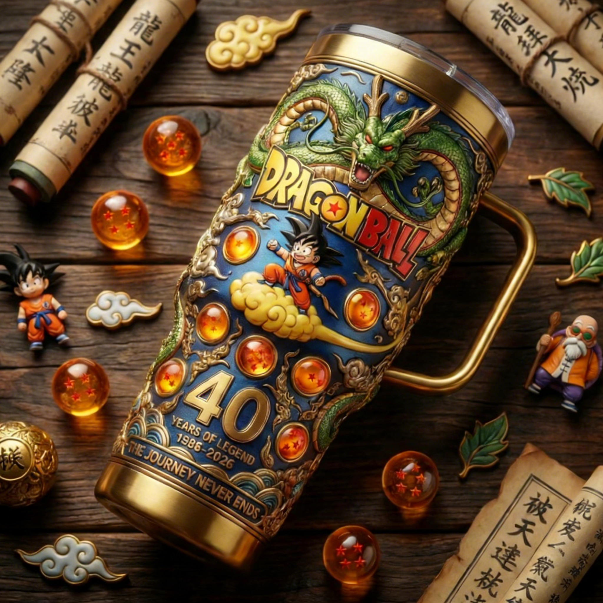 Dragon Ball 40 Years of Legend 2026 YETI Tumbler🔥
