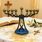 Holy 7-Branch Christian Menorah: Emblem of Divine Light and Devout Faith