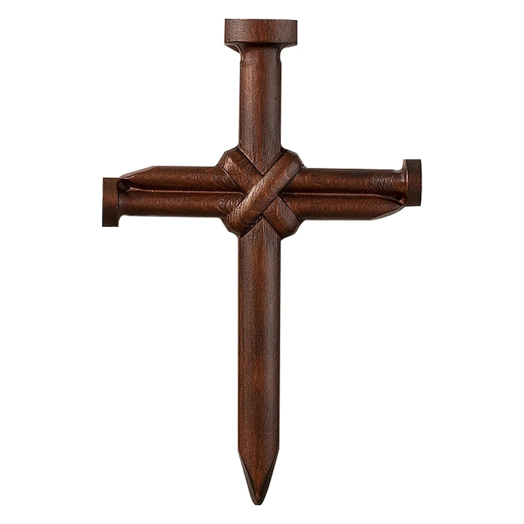 Nail Cross Wooden Wall Art: A Christian Symbol of Sacrifice & Redemption
