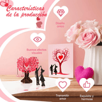 💕Pop Up Anniversary Card, 3D Valentine's Day Anniversary Card with Love Tree & Hearts🔥🔥