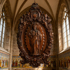 St. Jude Wooden Religious Icon Wall Artwork - Patron Saint of Despair in Troubled Times