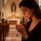 The Good Shepherd Sterling Silver Necklace - Sacred Symbol of Christ's Loving Care - John 10:14