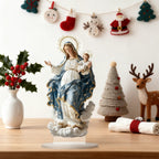 🌟 Our Lady of Grace Acrylic Desktop Statue: A Christian Symbol of Mary’s Love & Christ’s Presence