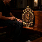 A Handcrafted Sanctuary: Our Lady of Guadalupe Wood Carving