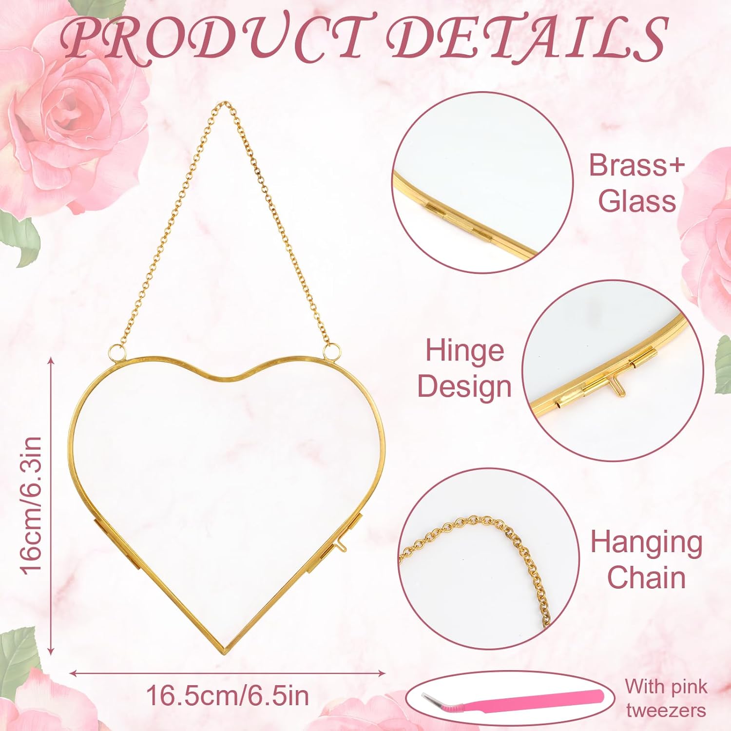🔥Last Day 49% OFF - 🌸✨Glass Pressed Flower Frames💋