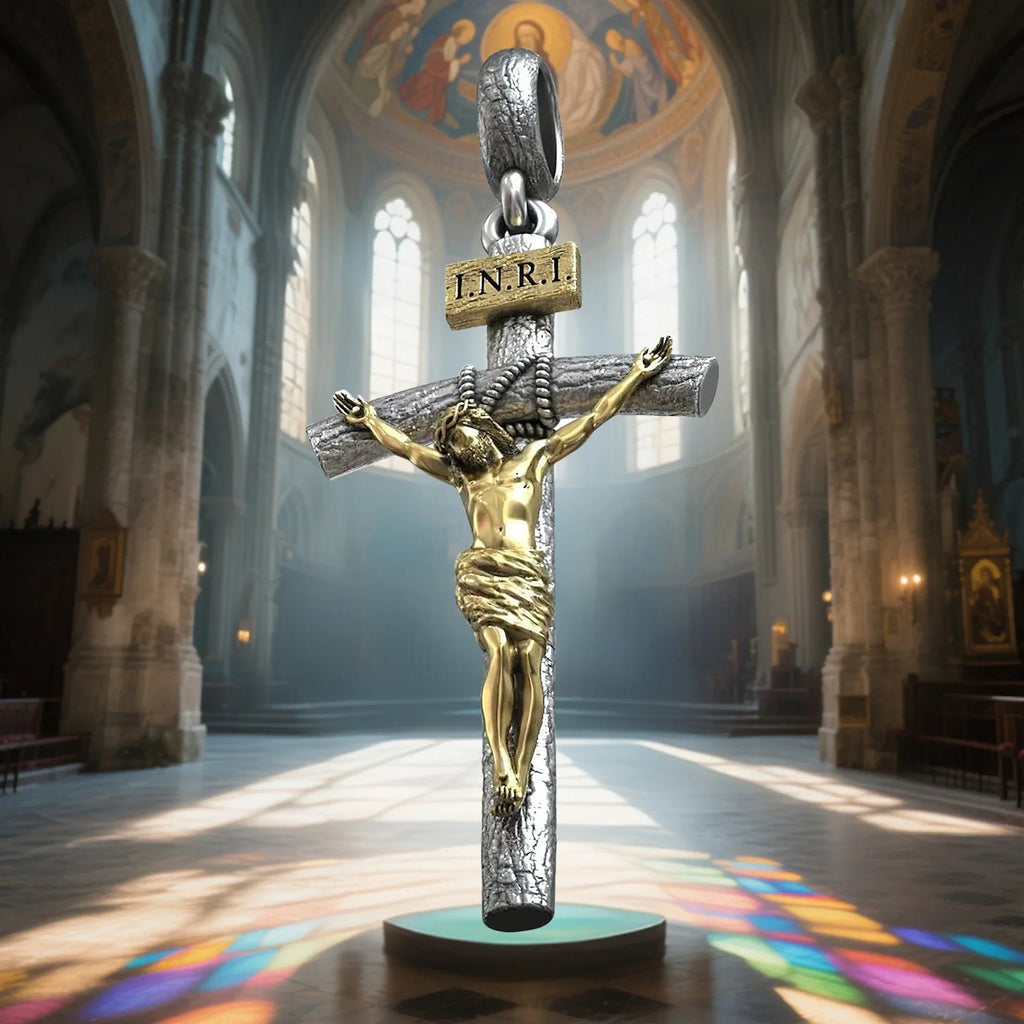 BGCOPPER S925K Silver Crucifix of Jesus Christ: A Timeless Masterpiece of Faith and Art