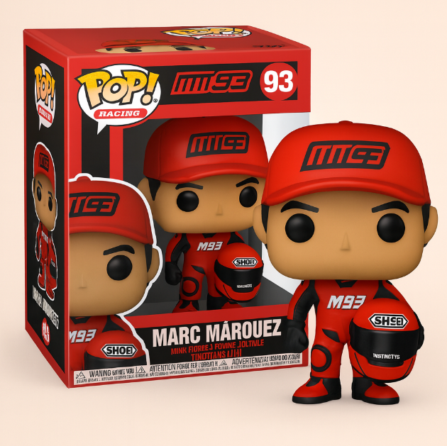 🏍️Marc Márquez 93 Racing Collectible Figure – MotoGP Legendary Rider Pop Style