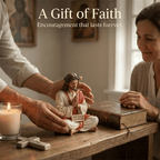 ✝️Peaceful Desk Companions ✨ Handcrafted Jesus & Virgin Mary Figurines🏆