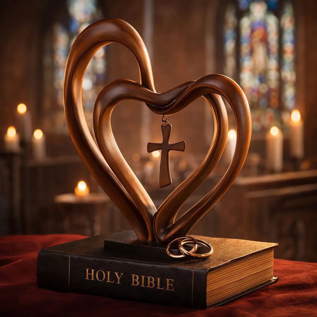💖The Ultimate Christian Valentine's Gift-✨ A Timeless Reminder That True Love Has Three Hearts: Yours, Theirs, and God's.💋