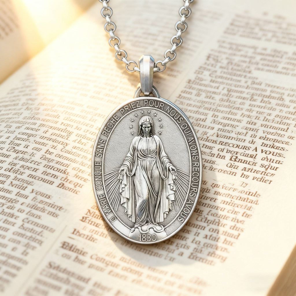 New Miraculous Medal Necklace