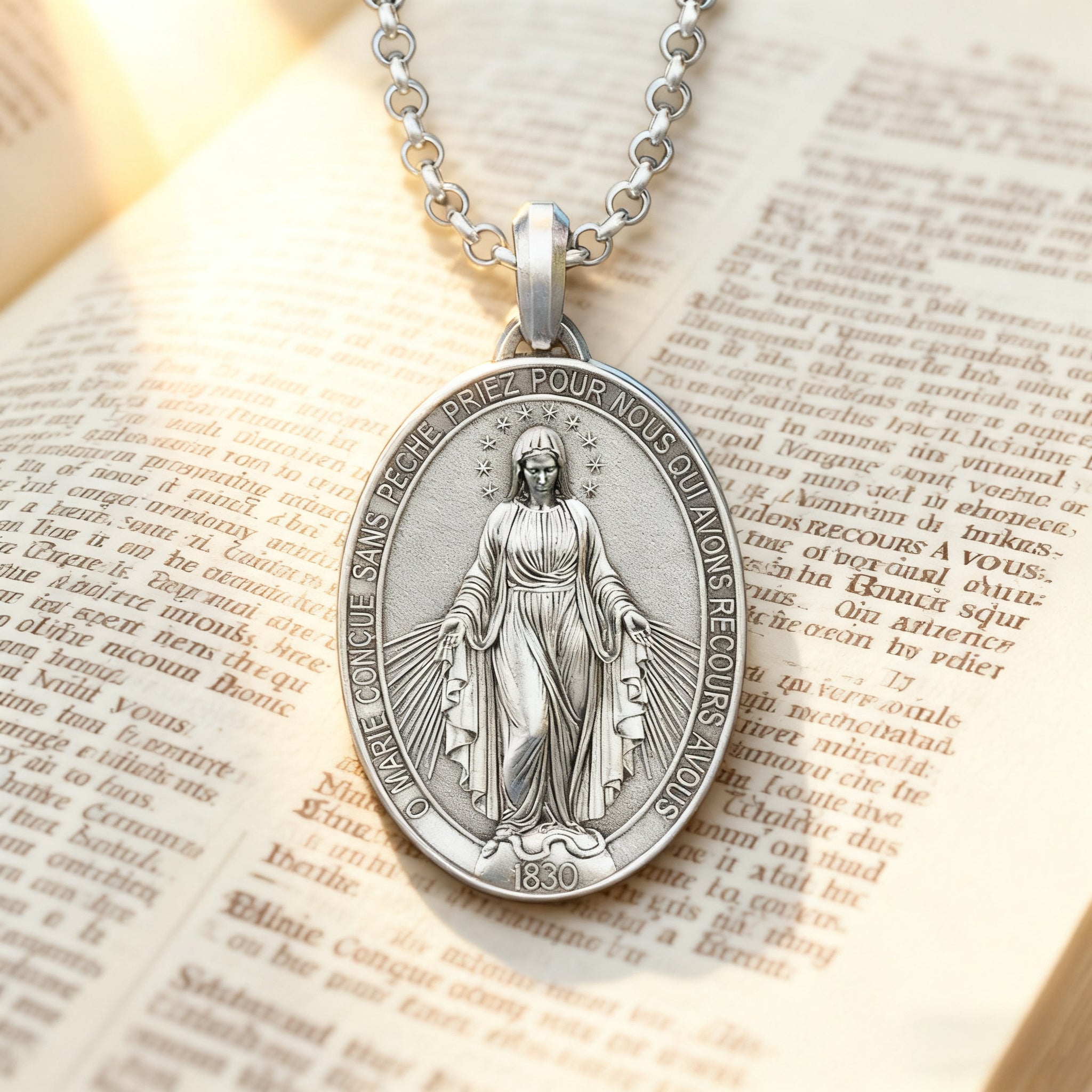 New Miraculous Medal Necklace