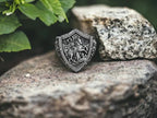 S925K Silver St. George Defeat the Dragon Ring