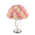 🌹Romantic Rose Petal Table Lamp with Heart-Shaped Base 🏆