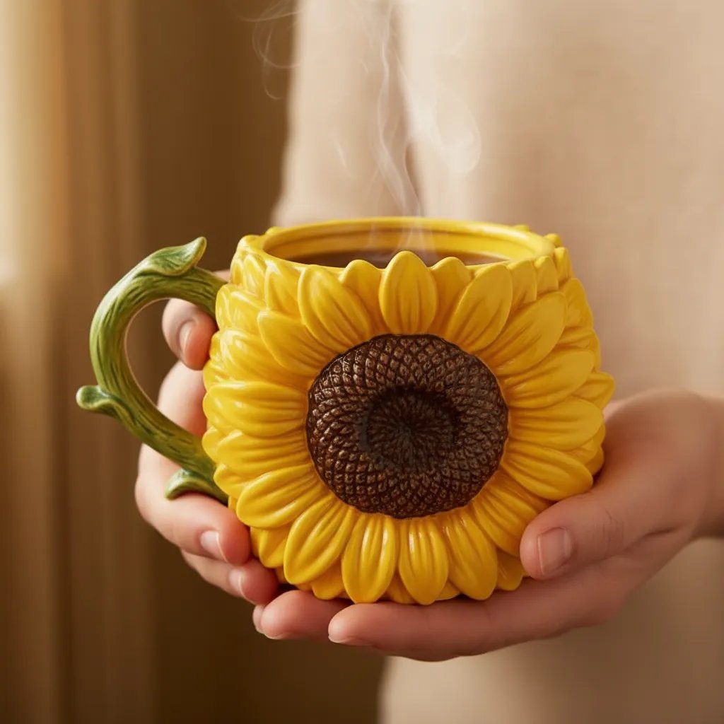 🌻Elegant Flower Mug☕🏆