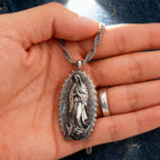 Our Lady of Guadalupe S925k Silver Necklace