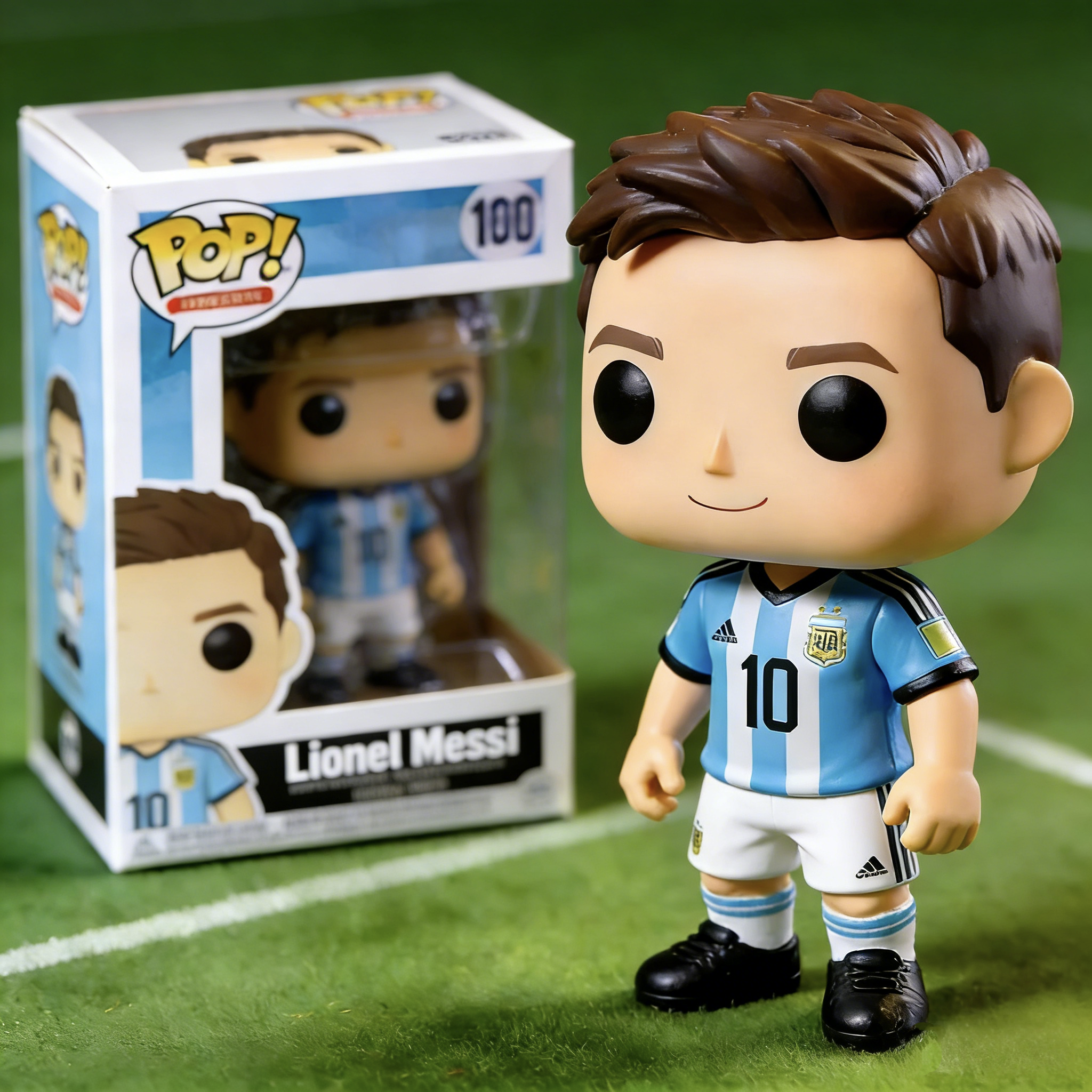 Messi-Inspired Funko Pop–Style Collectible Figure💋