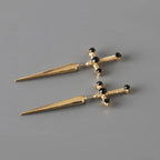 🏆GOTHIC SWORD EARRINGS (PAIR)