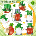 🔥Hot Sale 60% OFF 🍀4 pack St. Patrick's Day Resin Gnome Figurines💋