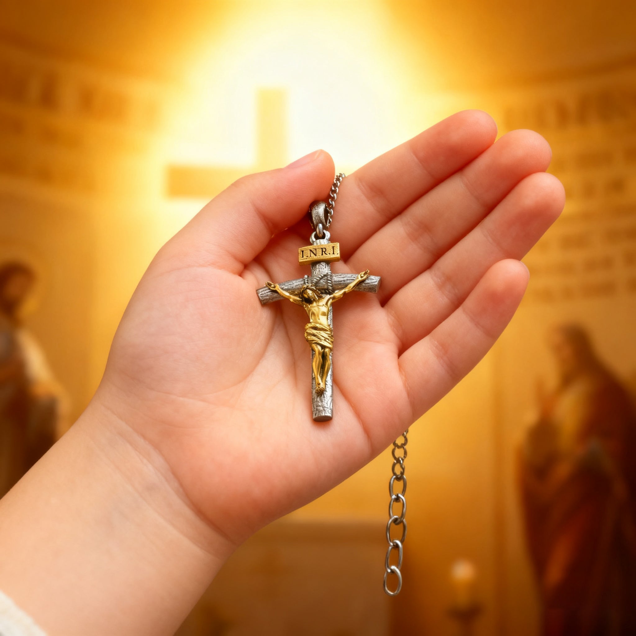 BGCOPPER S925K Silver Crucifix of Jesus Christ: A Timeless Masterpiece of Faith and Art