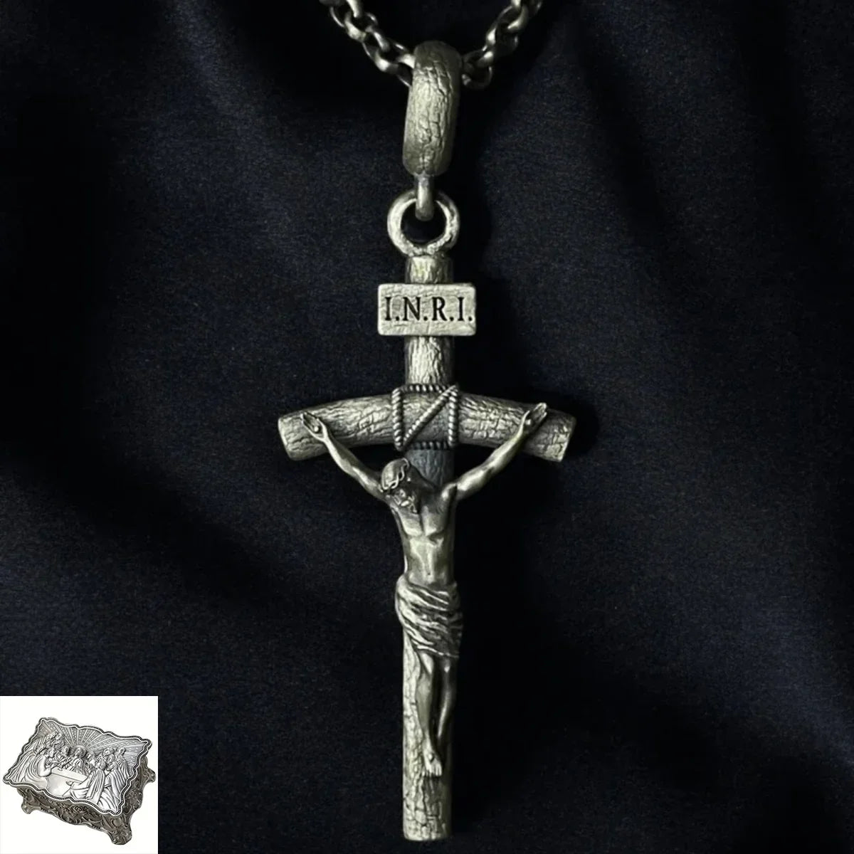 BGCOPPER S925K Silver Crucifix of Jesus Christ: A Timeless Masterpiece of Faith and Art