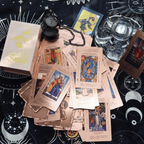 Witchy Cauldron Rose Gold Tarot Cards 🏆