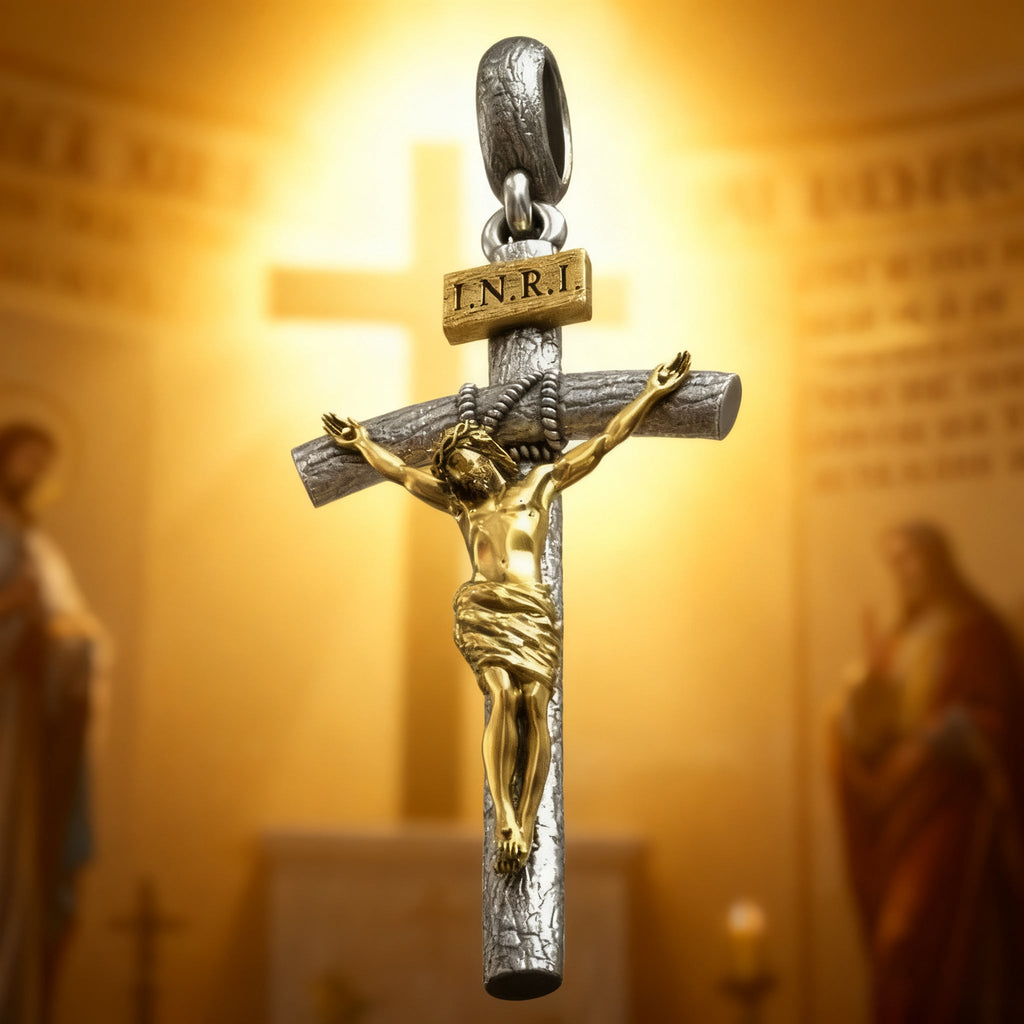 BGCOPPER S925K Silver Crucifix of Jesus Christ: A Timeless Masterpiece of Faith and Art